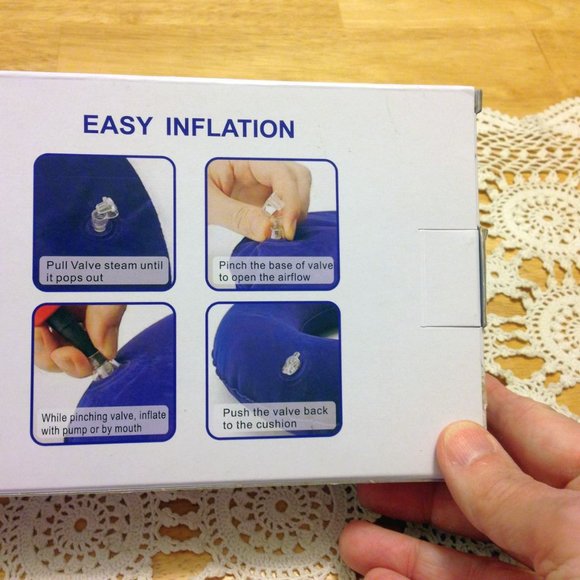 Inflatable, adjustable donut cushion, new item - Picture 5 of 6